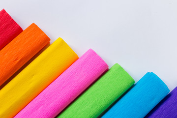 Colorful tissue paper