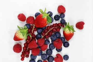 fresh mixed berries