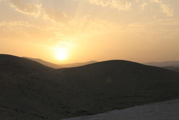 Valley Kelt in Judea desert
