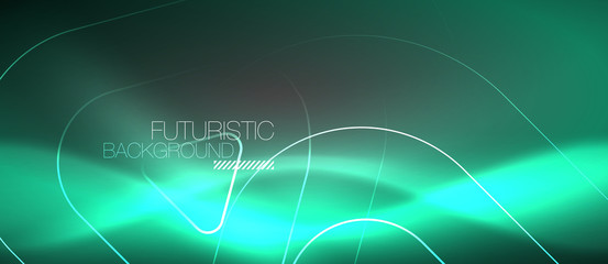 Vector neon color abstract background