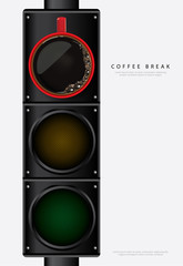 Coffee Poster Advertisement Flayers Vector Illustration