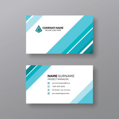 Naklejka premium Modern business card design template