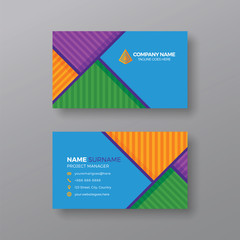 Fototapeta premium Creative business card design template