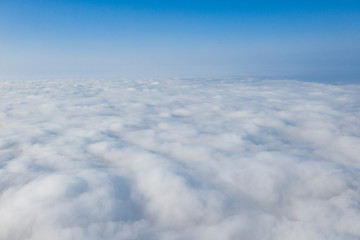 Sunrise above clouds