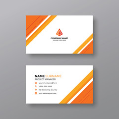 Stylish business card design template