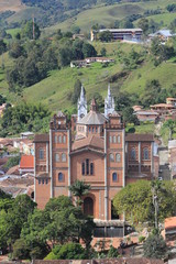 Panorámica del casco urbano. Jericó, Antioquia, Colombia