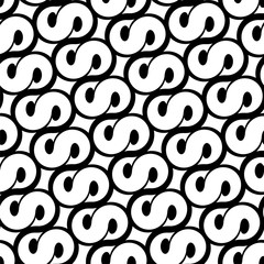 Dynamic shapes background. Seamless pattern.Vector. ダイナミックなパターン