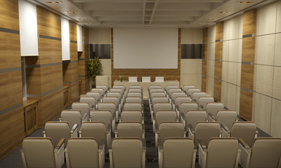 conference room, meeting room, interior visualization, 3D illustration