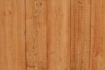 Wooden textured background of fence with brown rusty boards and planks 