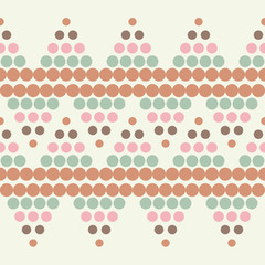 Polka dot seamless pattern. The shapes of large and small dots. Geometric background. Dots, circles and buttons. Can be used for wallpaper, textile, invitation card, web page background.