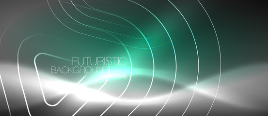 Vector neon color abstract background