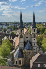 Fototapeta na wymiar Landschaft Städte Burgen Deutschland