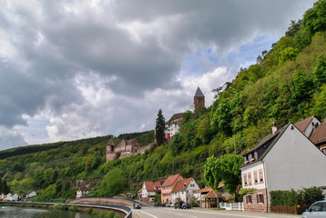 Fototapeta premium Landschaft Städte Burgen Deutschland