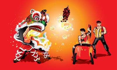 Illus033001_Lion Dance