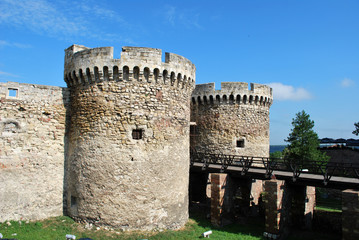 Fototapeta na wymiar The old fortress in Belgrade, Serbia