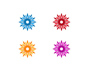 Flower Logo Icon Vector Template