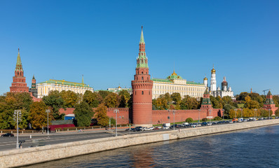 Obraz premium Panoramic view of Moscow Kremlin.