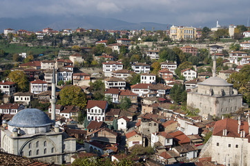 Kastamonu, Safranbolu / Turkey - November 14 - 2015 : City view of Safranbolu traditional Turkish houses