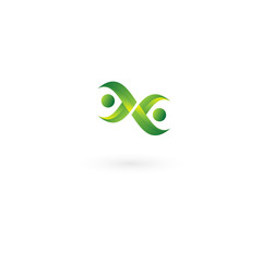 Healthy People Wellness Vector Graphic
