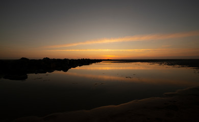 Obraz premium Sunset on Texel