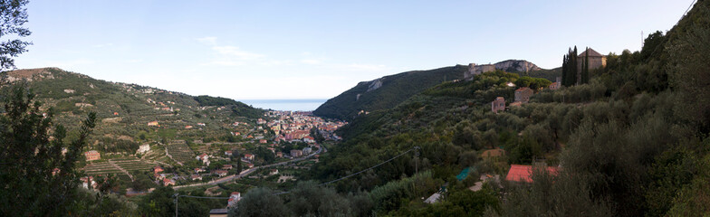 Fototapeta na wymiar Finalborgo (Finale Ligure), Liguria