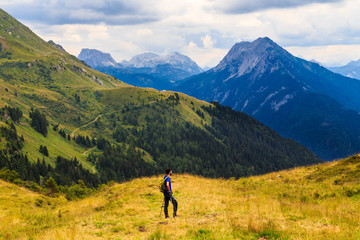 Cloudy day in the Carnic Alps, Friuli Venezia-Giulia, Italy