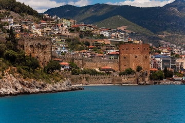 Red Tower in Alanya