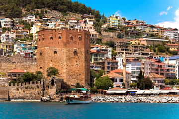 Red Tower in Alanya