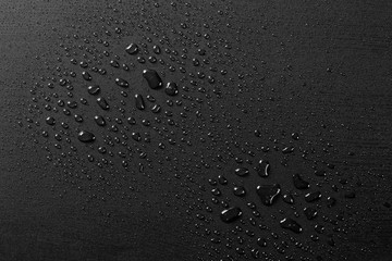 Water droplets on black background - Image texture