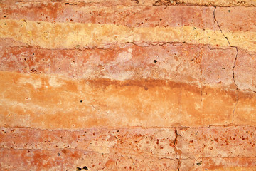 Clay walls pressed for the background.