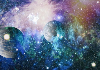 The center of milky way galaxy and space dust in the universe, Night starry sky with stars ,...