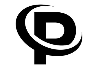 Obraz premium letter P logo