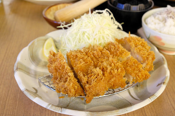 Pork Cutlet Tonkatsu set.