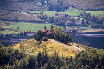 Panorama dell'Alta Langa (Langhe, Piemonte)