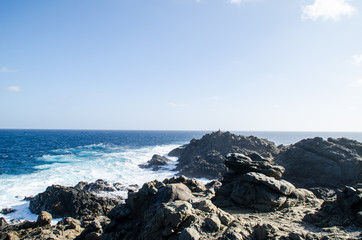Fototapeta na wymiar Landscape photography of one of the coasts of Menorca.