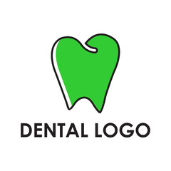 Dental Clinic Logo Tooth abstract design vector template