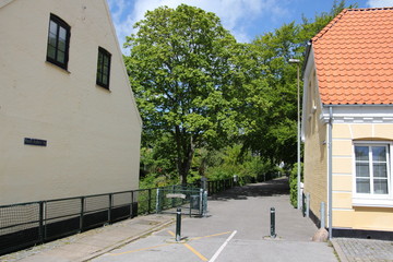 Im Zentrum von Saeby , eine Küstenstadt im Norden Dänemarks