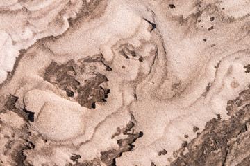 Cradle Coast - Strukturen im Sand - Detail