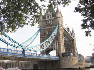 Fototapeta na wymiar Tower Bridge, one of the symbols of London.