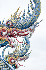 blue turquoise statue King of snake.