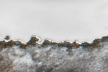 aerial view over the