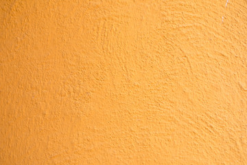 Cement wall painted orange