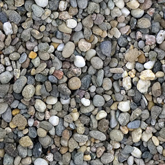 Seamless texture of stones of different sizes