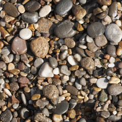 Seamless texture of stones of different sizes