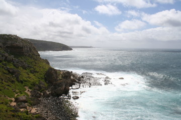 Coastline at Cape du Couedic in the Flinders Chase National Park on Kangaroo Island, South Australia,