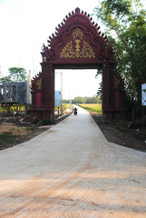 Obraz premium La vie dans un Village au Cambodge