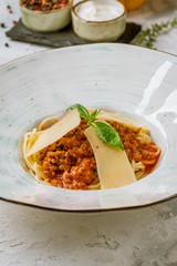 Pasta spaghetti Bolognese