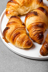 French fresh croissant
