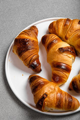 French fresh croissant