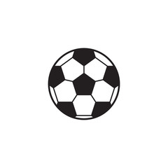Football ball (soccer ball). Sport logo.